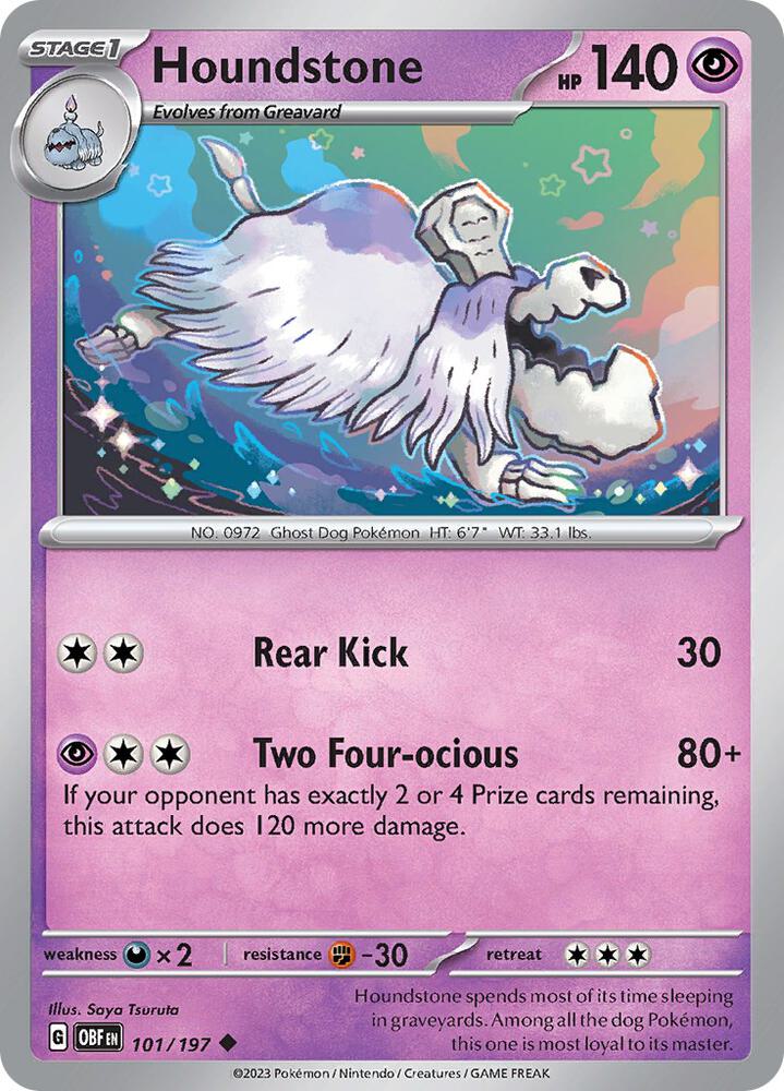 Houndstone Uncommon Regular OBF 101/197 NM