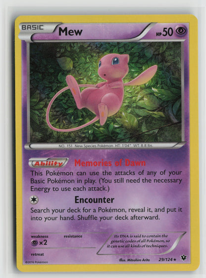 Mew Holo Rare FCO 29/124 NM