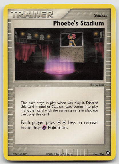 Phoebe's Stadium Uncommon Normal PK 79/108 NM
