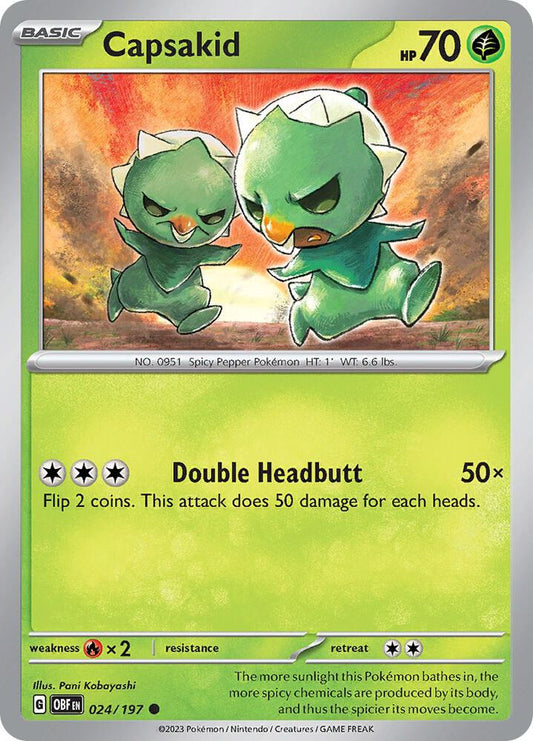 Capsakid Common Regular OBF 024/197 NM