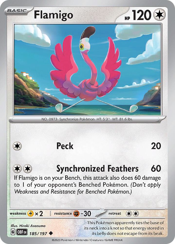 Flamigo Uncommon Regular OBF 185/197 NM