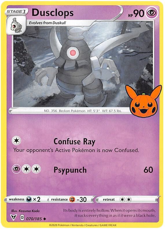 Dusclops Uncommon Regular TTBB23 070/185 NM