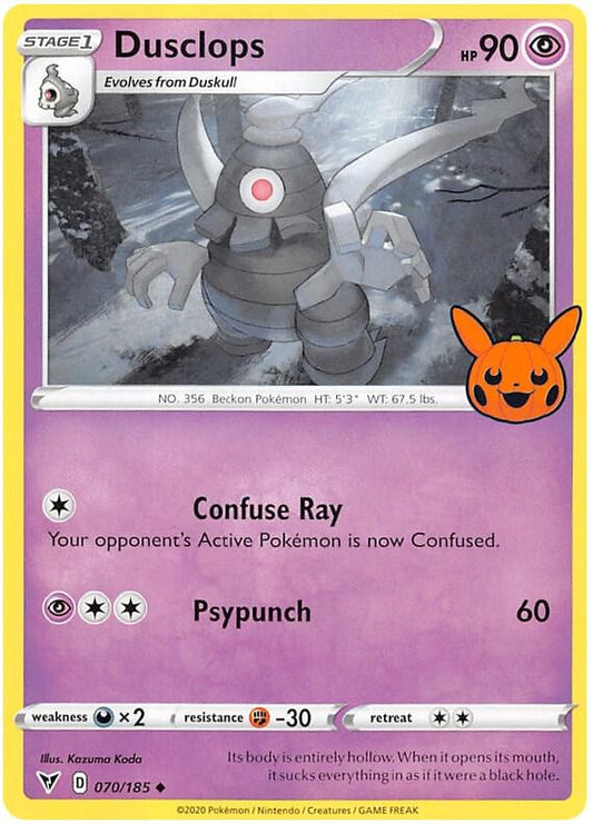 Dusclops Uncommon Regular TTBB23 070/185 NM