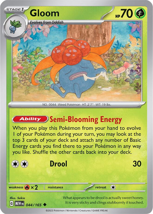 Gloom Uncommon Regular MEW 044/165 NM