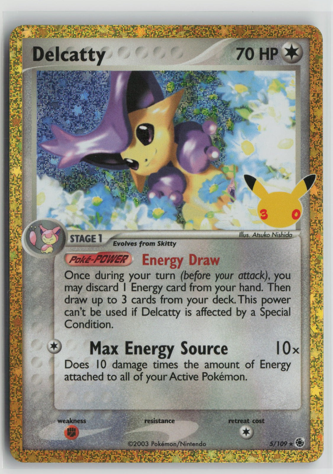 Delcatty Classic Collection Holo 30C 5/109 NM