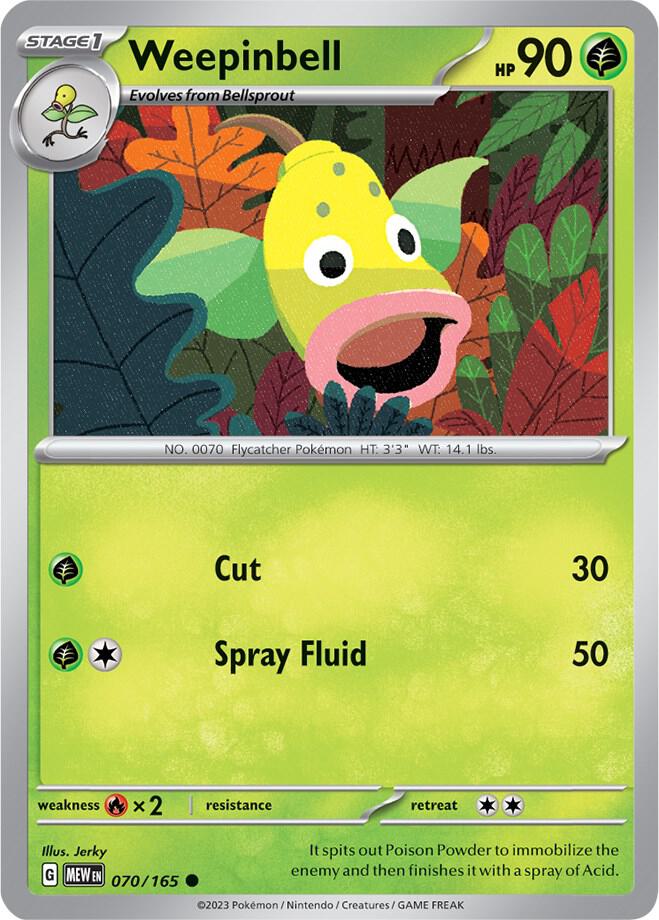 Weepinbell Common Regular MEW 070/165 NM
