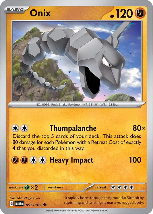 Onix Uncommon Regular MEW 095/165 NM