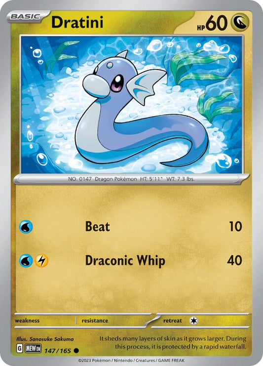 Dratini Common Regular MEW 147/165 NM