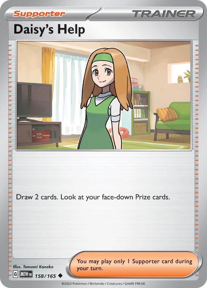 Daisy's Help Uncommon Regular MEW 158/165 NM