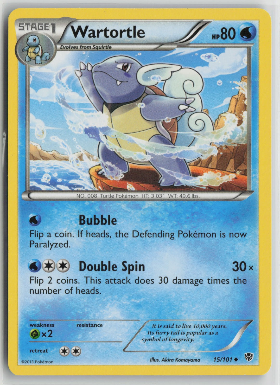 Wartortle Uncommon PLB 15/101 LP