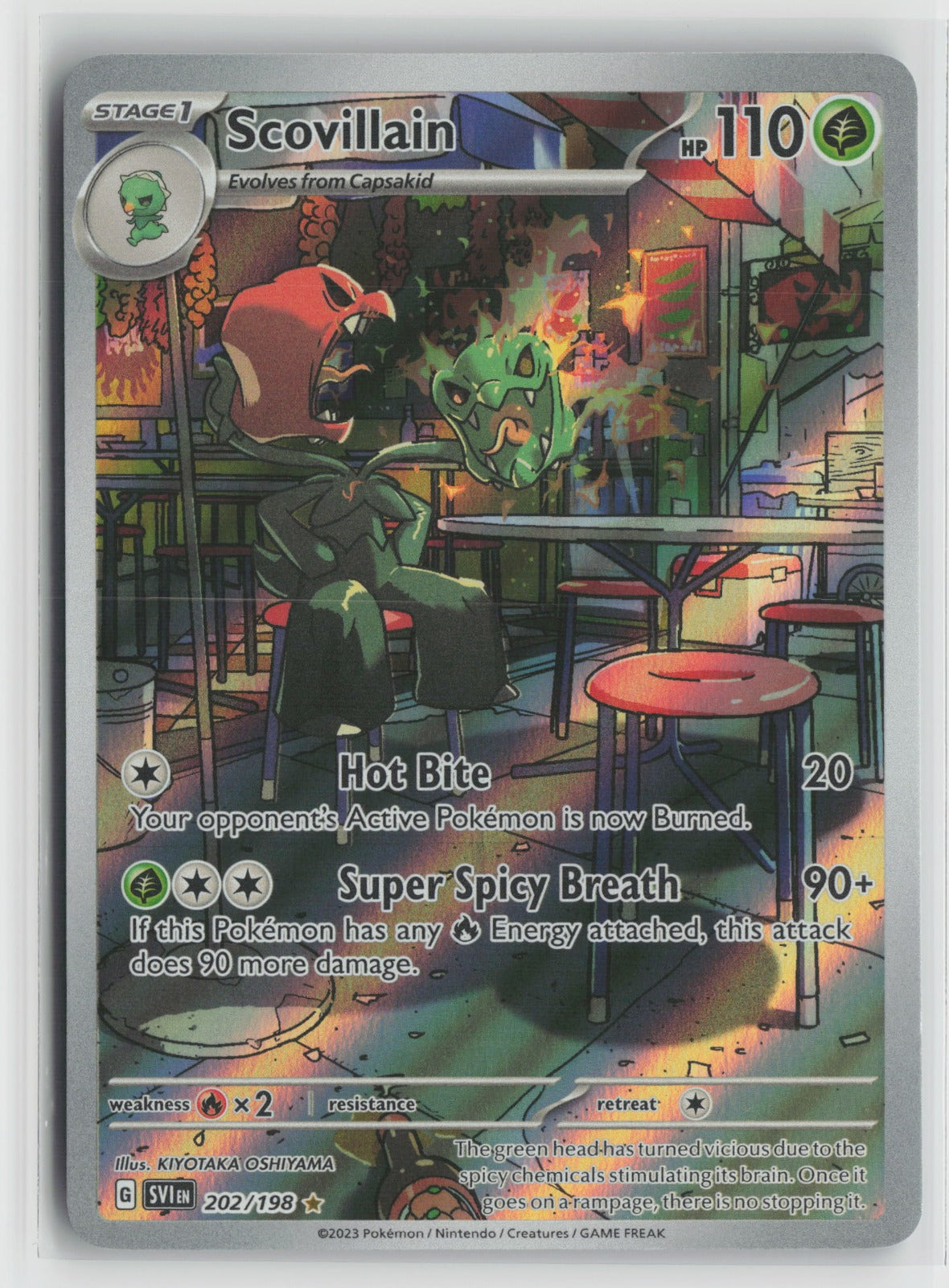 Scovillain Illustration Rare Holo SVI 202/198 NM
