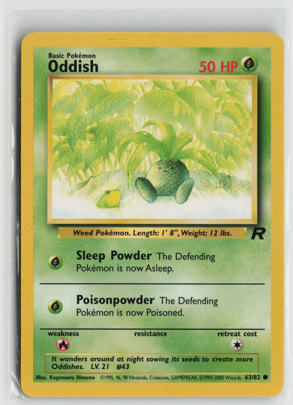 Oddish Common Team Rocket 63/82 MP
