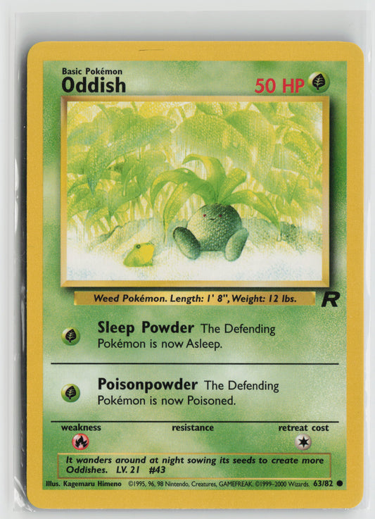 Oddish Common Team Rocket 63/82 MP