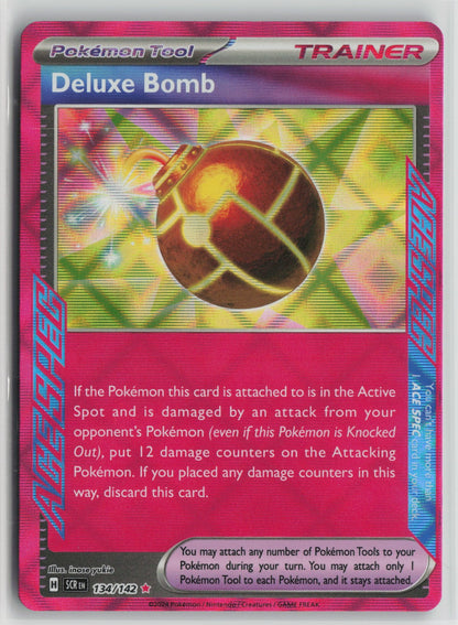 Deluxe Bomb ACE SPEC Rare Holo SCR 134/142 NM