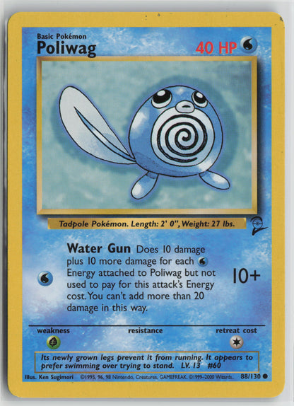 Poliwag Common Normal BS2 088/130 LP