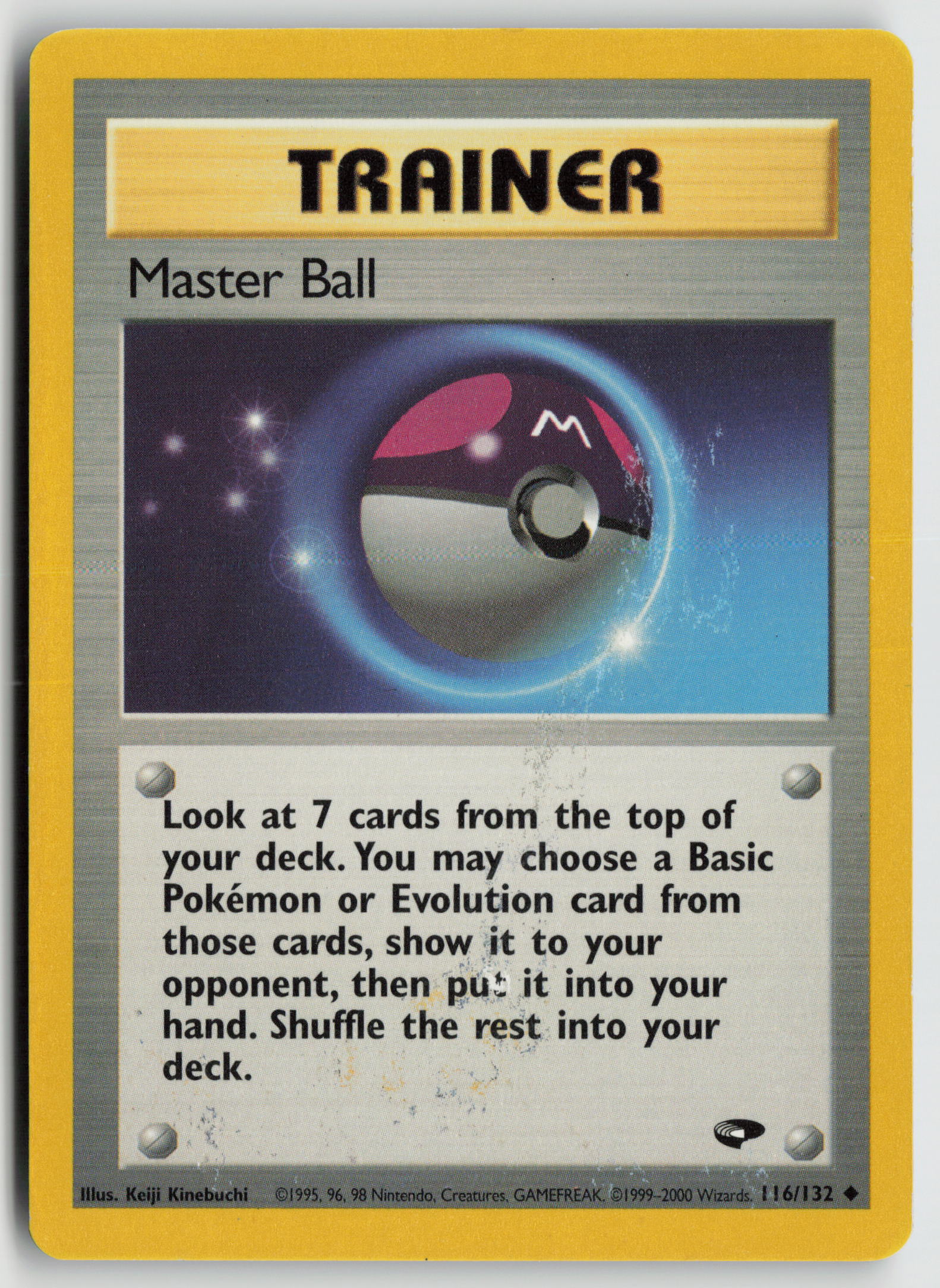 Master Ball Uncommon Gym Challenge 116/132 HP