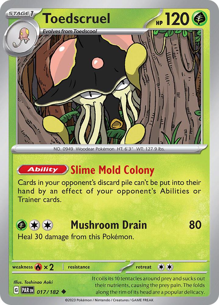 Toedscruel Uncommon Regular PAR 017/182 NM