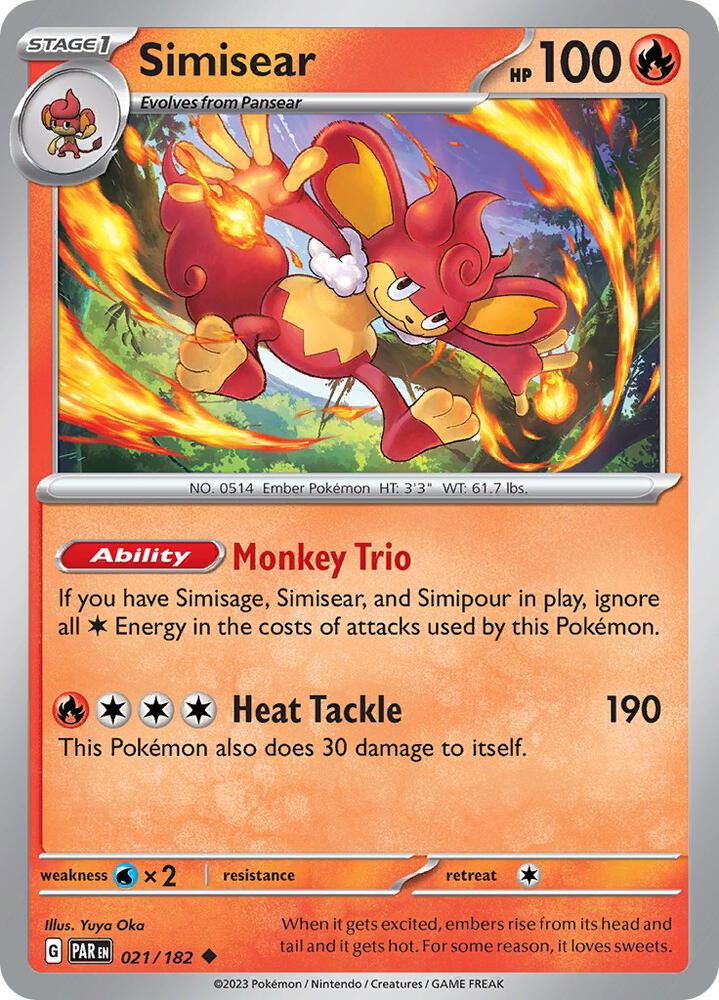Simisear Uncommon Regular PAR 021/182 NM