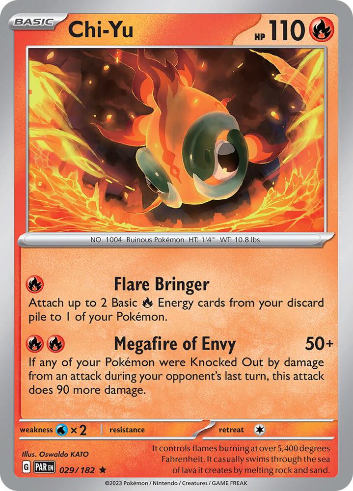 Chi-Yu Rare Reverse Holo PAR 029/182 NM