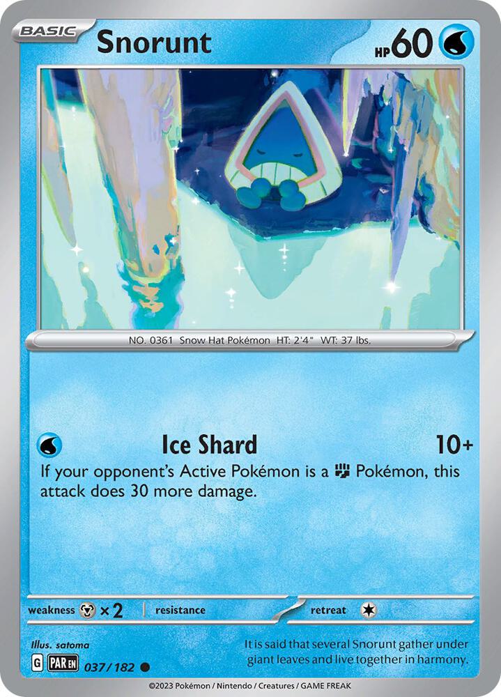 Snorunt Common Regular PAR 037/182 NM