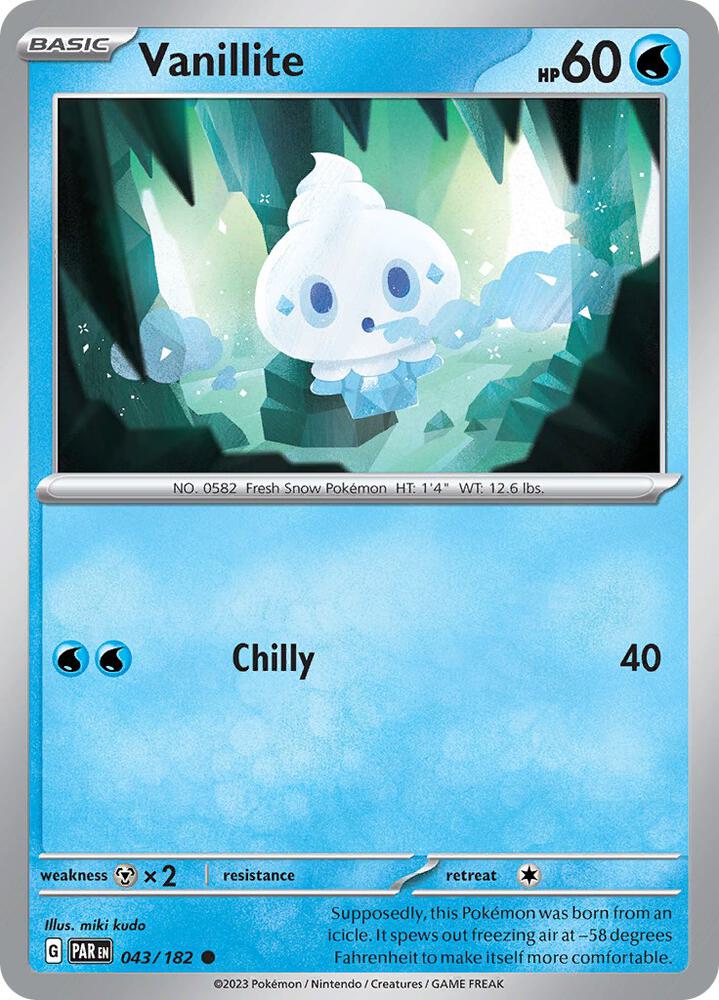 Vanillite Common Regular PAR 043/182 NM
