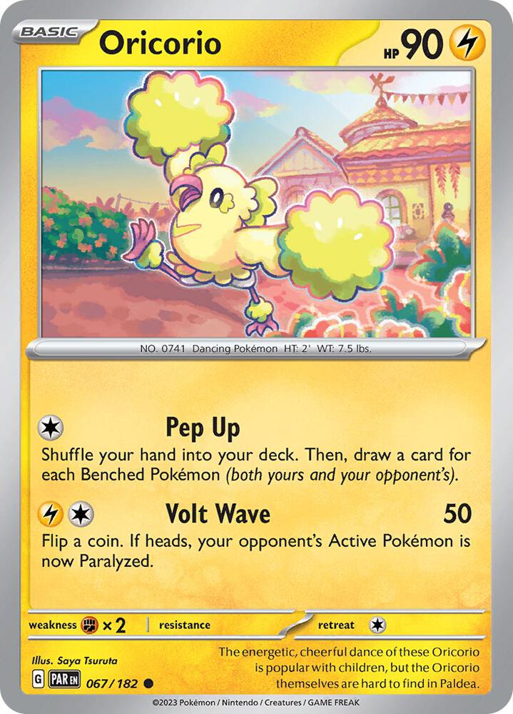 Oricorio Common Regular PAR 067/182 NM