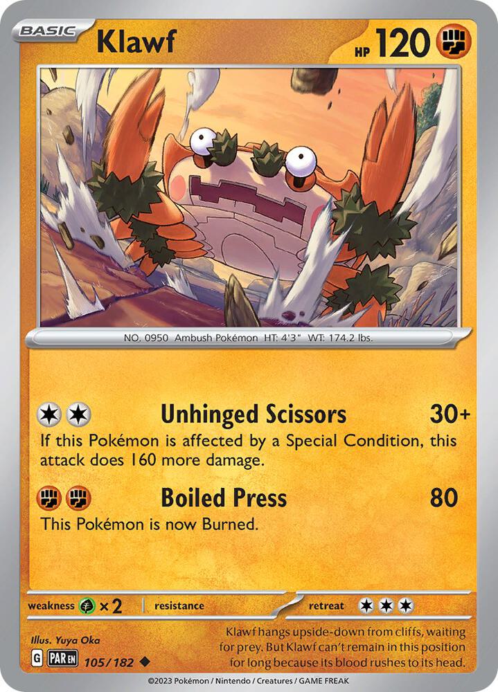 Klawf Uncommon Regular PAR 105/182 NM