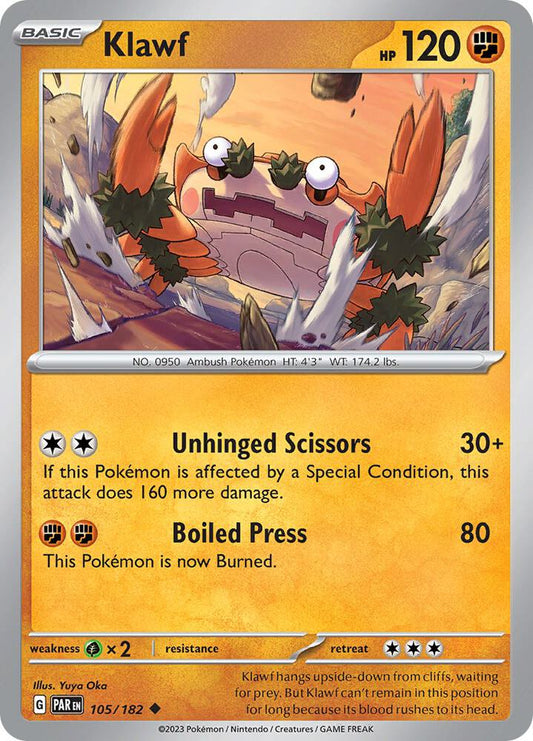 Klawf Uncommon Regular PAR 105/182 NM