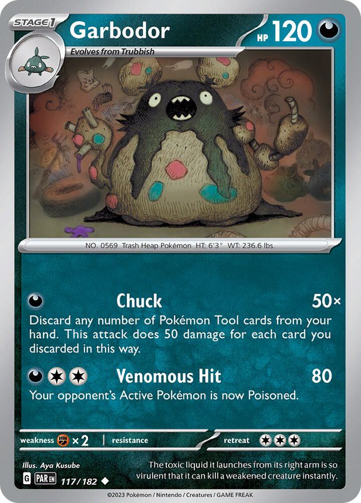 Garbodor Uncommon Regular PAR 117/182 NM