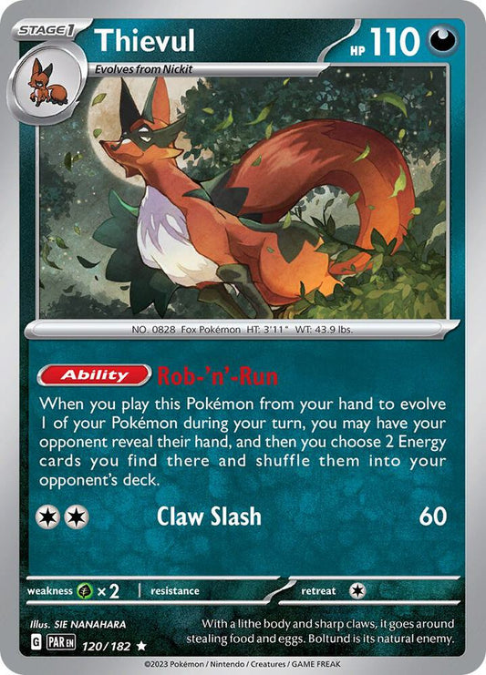 Thievul Rare Holo PAR 120/182 NM