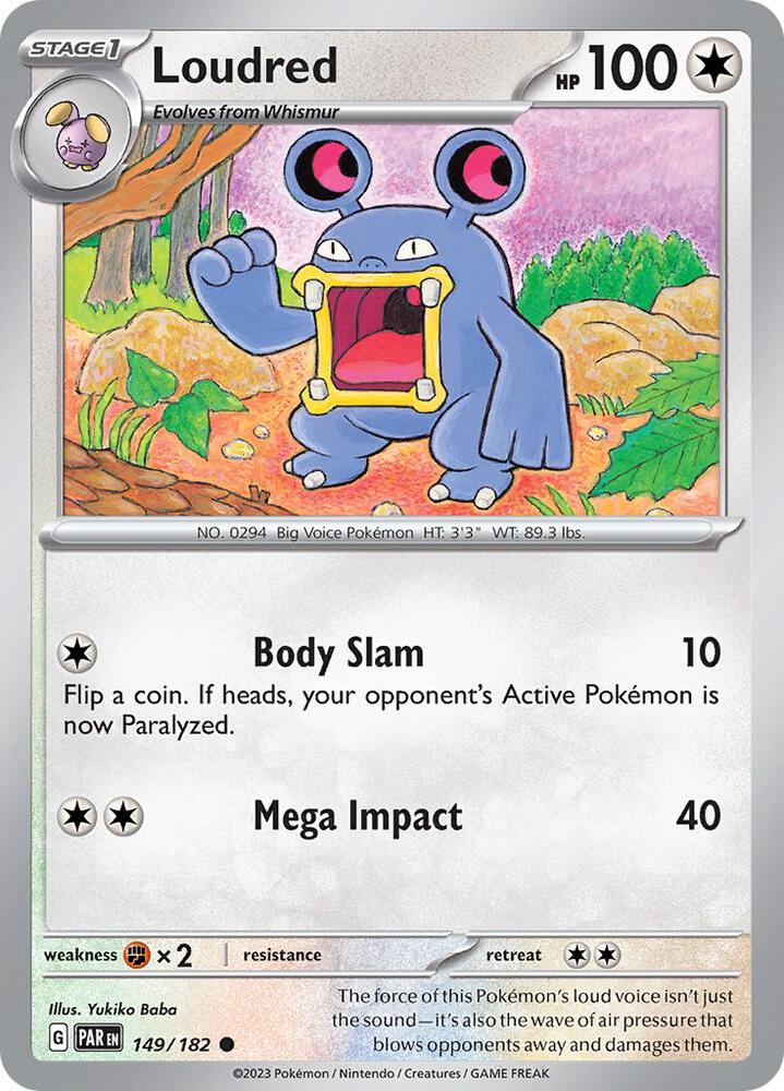 Loudred Common Regular PAR 149/182 NM