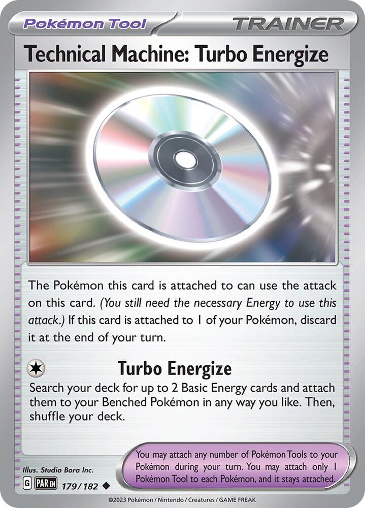 Technical Machine: Turbo Energize Uncommon Regular PAR 179/182 NM