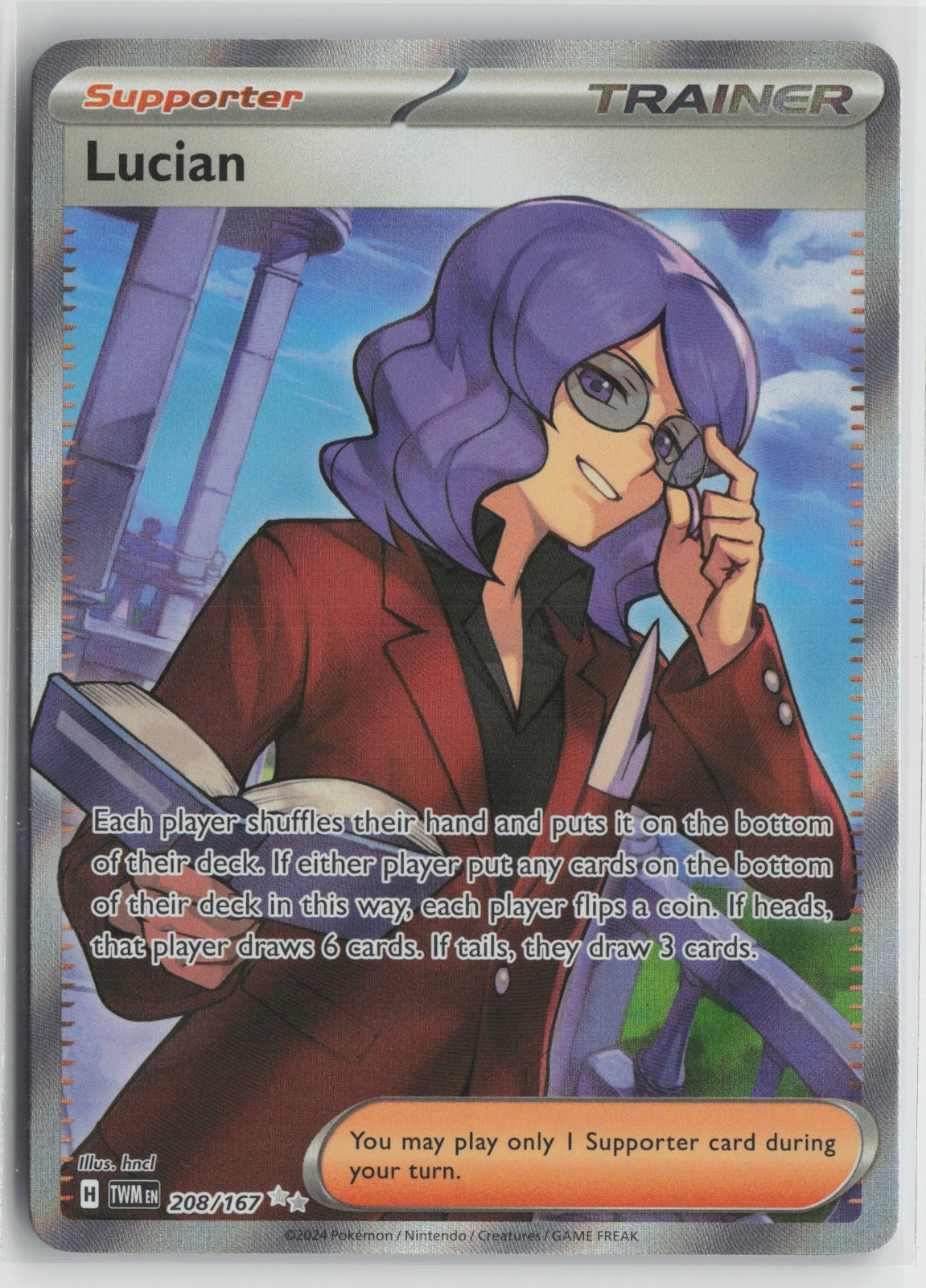 Lucian Ultra Rare Holo TWM 208/167 NM