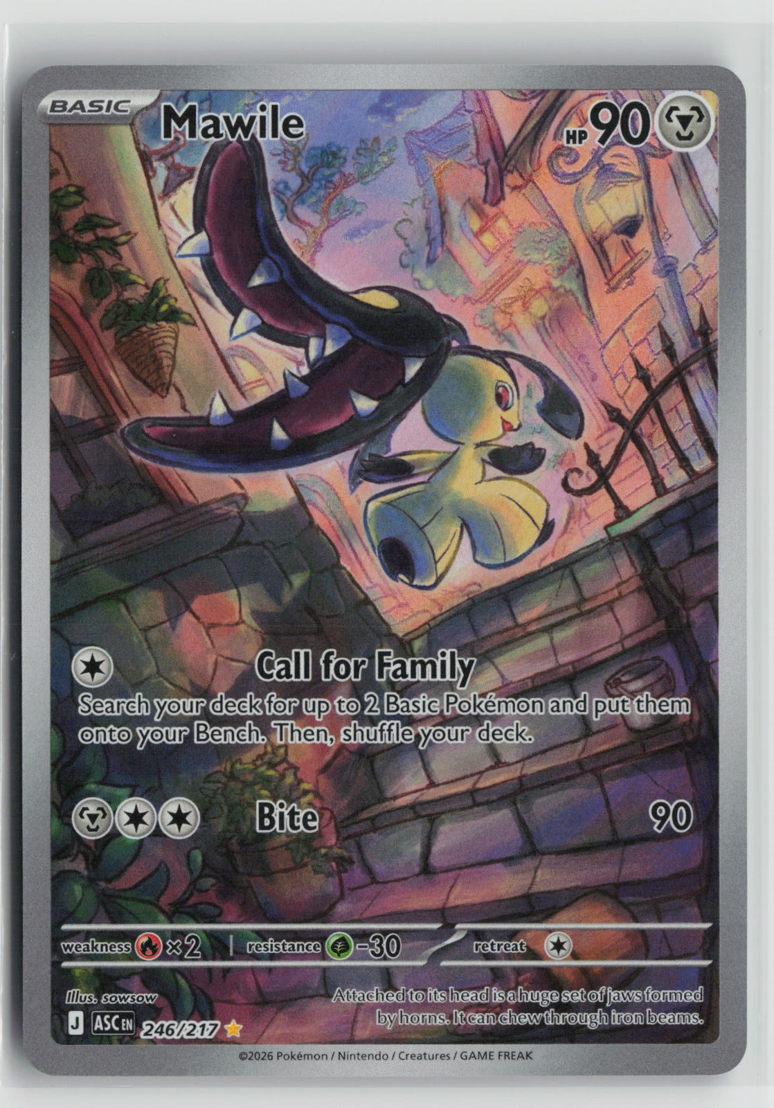 Mawile Illustration Rare Holo ASC 246/217 NM