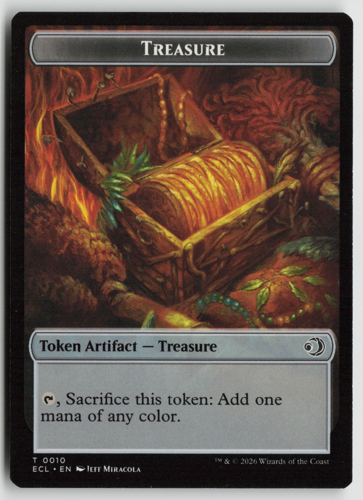 Treasure // Copy Double-Sided Token T ECC 10 // 1 NM