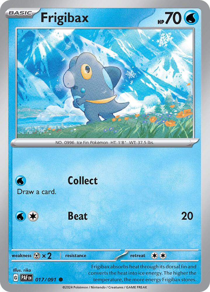 Frigibax Common Reverse Holo PAF 017/091 NM