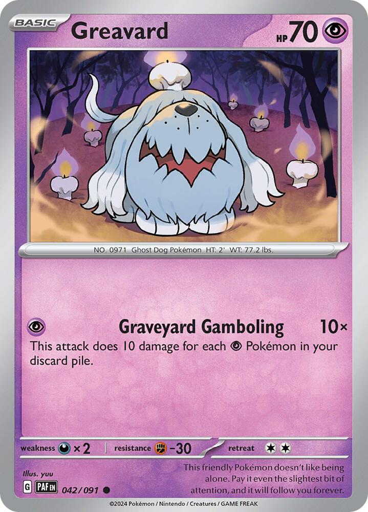 Greavard Common Regular PAF 042/091 NM