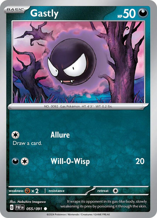 Gastly Common Regular PAF 055/091 NM