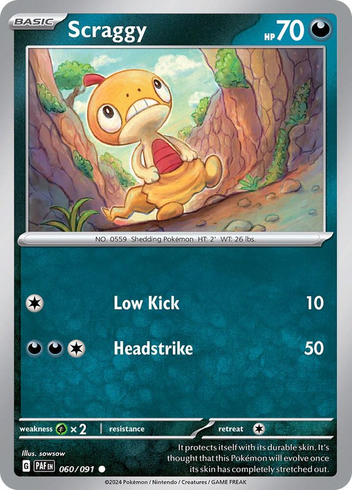 Scraggy Common Regular PAF 060/091 NM