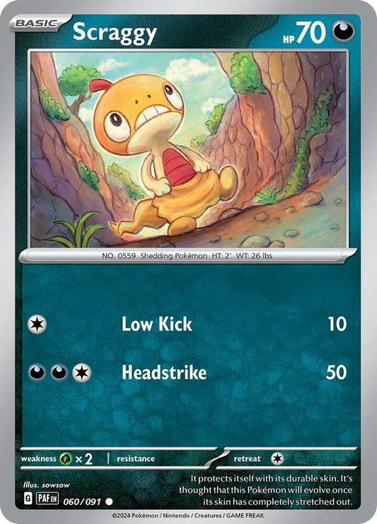 Scraggy Common Regular PAF 060/091 NM