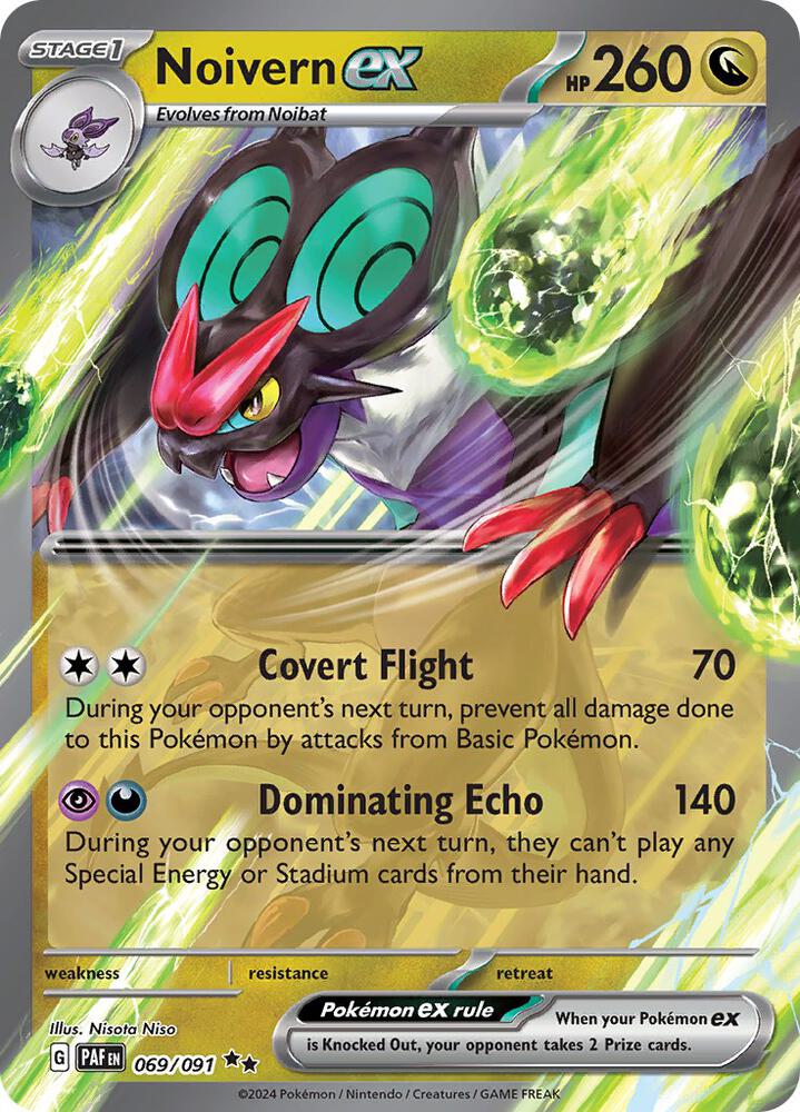 Noivern ex Double Rare Holo PAF 069/091 NM