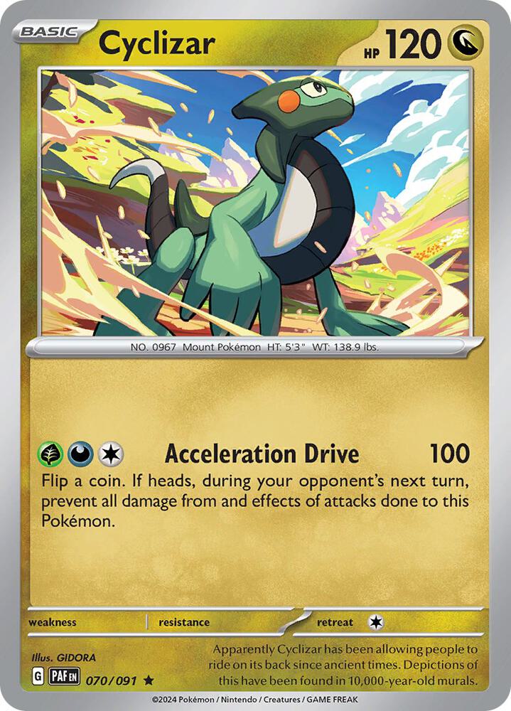 Cyclizar Rare Holo PAF 070/091 NM