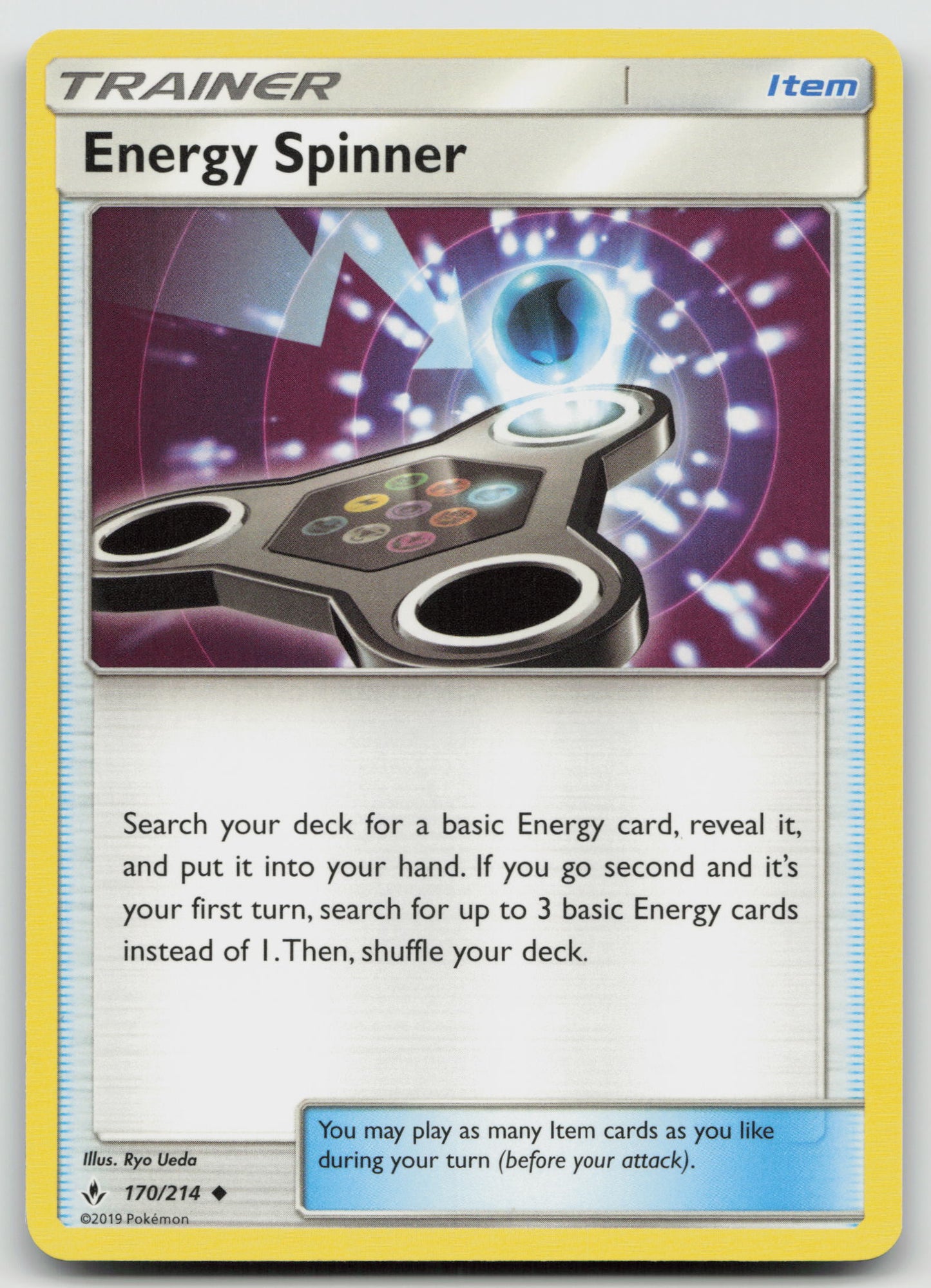 Energy Spinner Uncommon Normal SM10 170/214 NM