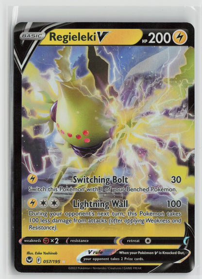 Regieleki V Ultra Rare Holo SWSH12 057/195 NM