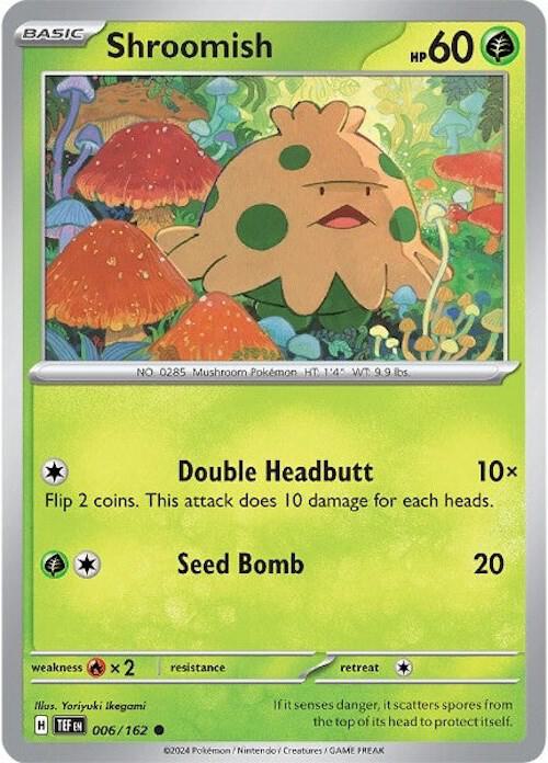 Shroomish Common Regular TEF 006/162 NM