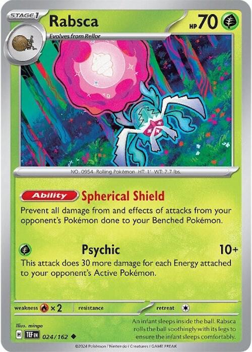Rabsca Uncommon Reverse Holo TEF 024/162 NM