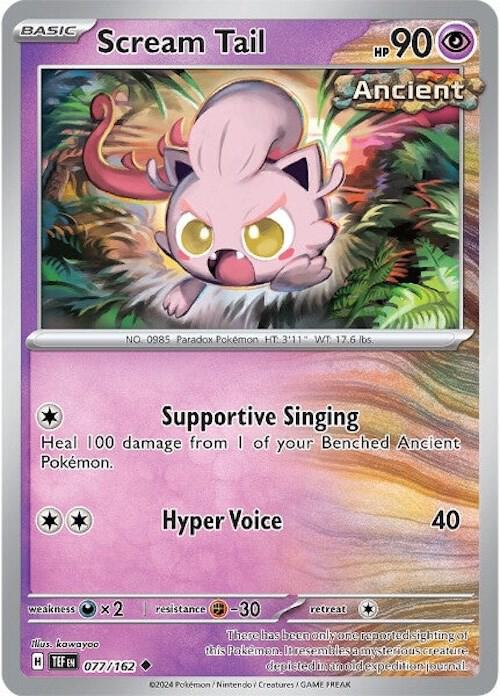 Scream Tail Uncommon Regular TEF 077/162 NM