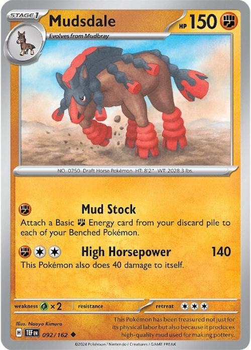 Mudsdale Uncommon Regular TEF 092/162 NM