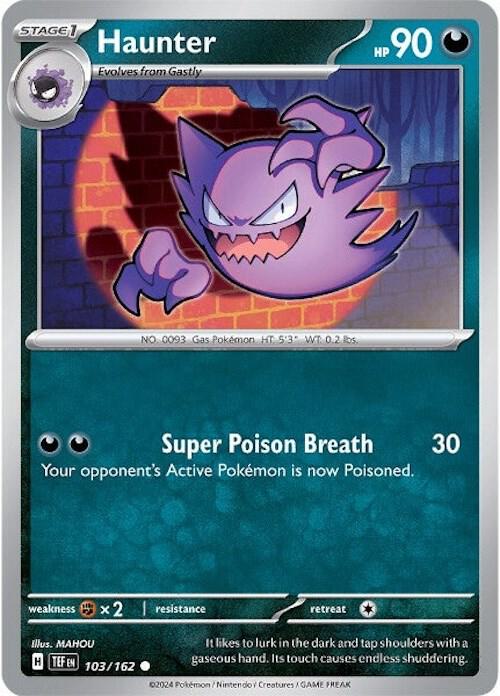 Haunter Common Regular TEF 103/162 NM