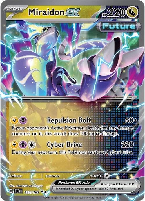 Miraidon ex Double Rare Holo TEF 122/162 NM